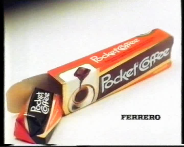 FERRERO Pocket Coffee - Bozzetto preparatorio pubblicitario